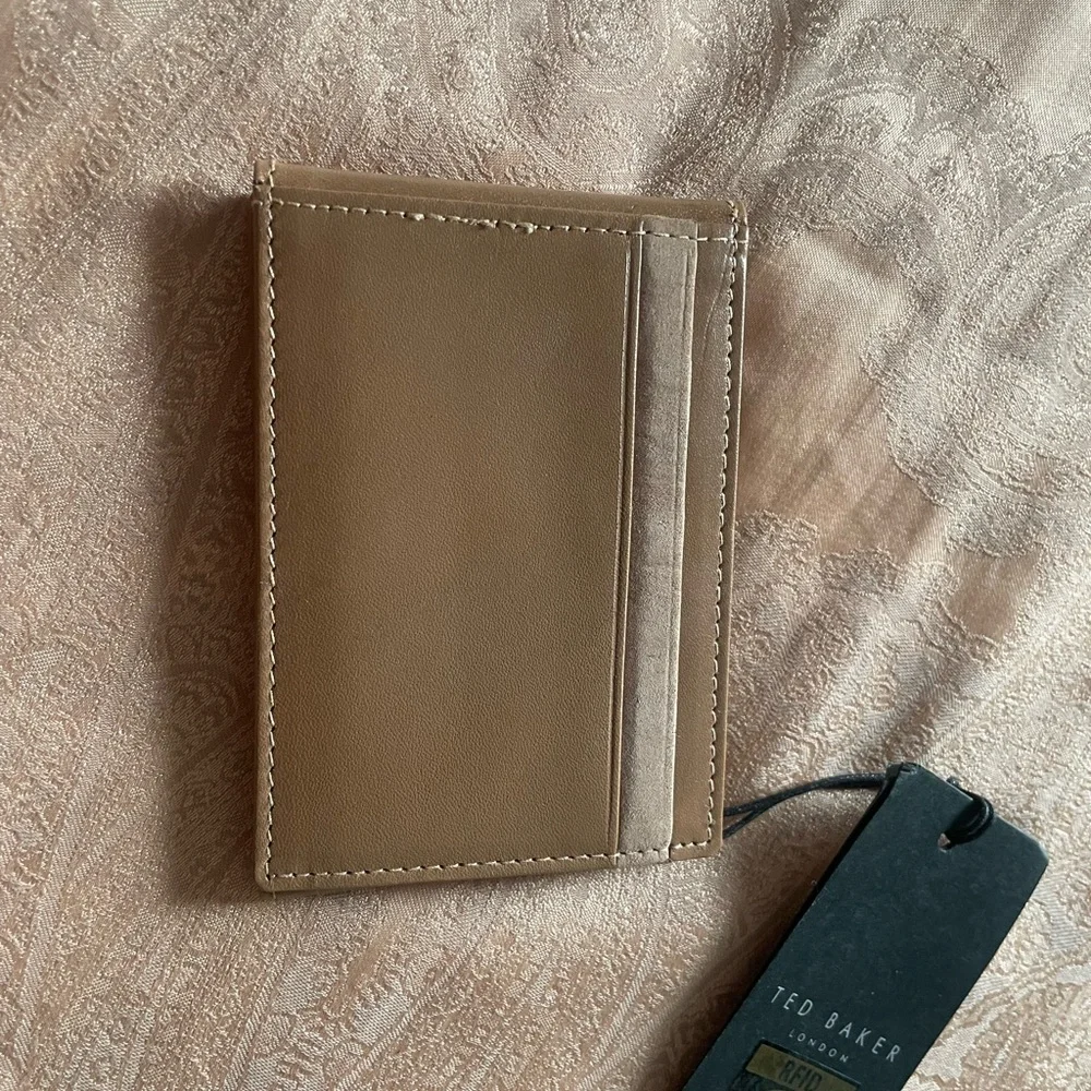 Ted Baker Natural Folded Cardholder
